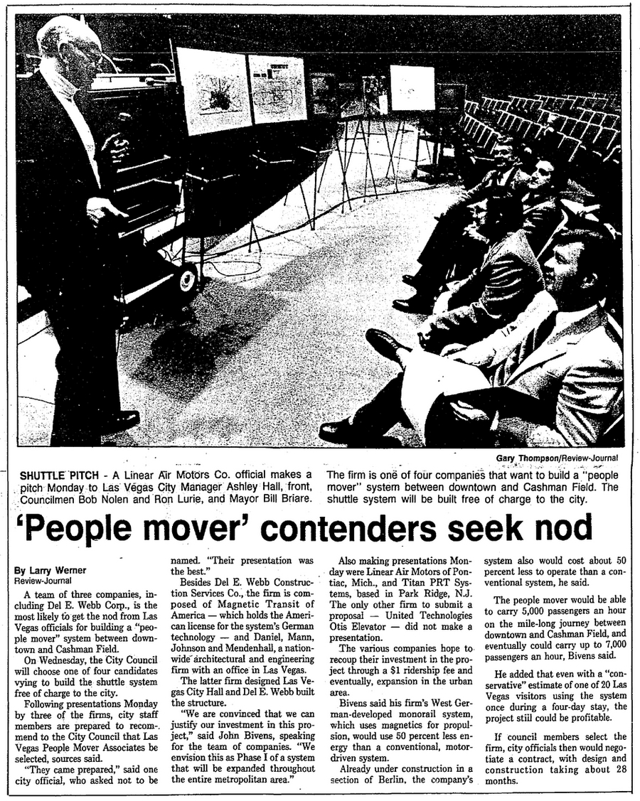 Linear Air Motors - January 1985 (newer photo)